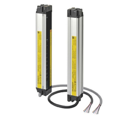 F3SJ-E0785P25 Güvenlik ışık bariyeri, Kategori 4 / PLe, 25mm çözünürlük, Temel fonksiyon, 0.2m-7m tarama mesafesi, 785mm yükseklik F3SE0009B