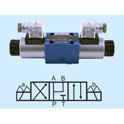 4WE 10M-3X/CG24N9Z4 NG10 4/3 DOUBLE COIL M TYPE 24V DC 1/2 DIRECTIONAL CONTROL VALVE
