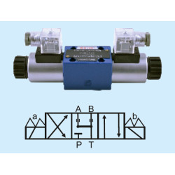 4WE 10W-3X/CG24N9Z4 NG10 4/3 DOUBLE COIL W TYPE 24V AC 1/2 DIRECTIONAL CONTROL VALVE