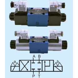 4WE 6R-6X/EG24N9Z4 NG6 4/3 DOUBLE COIL R TYPE 24V DC 1/4 DIRECTION CONTROL VALVE