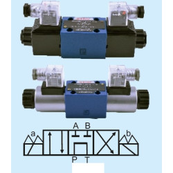 4WE 6T-6X/EG24N9Z4 NG6 4/3 DOUBLE COIL T TYPE 24V DC 1/4 DIRECTION CONTROL VALVE