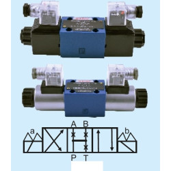 4WE 6V-6X/EG24N9Z4 NG6 4/3 DOUBLE COIL V TYPE 24V DC 1/4 DIRECTION CONTROL VALVE