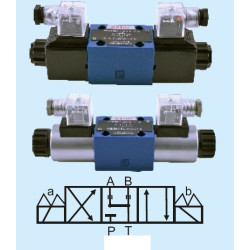 4WE 6W-6X/EG24N9Z4 NG6 4/3 DOUBLE COIL W TYPE 24V DC 1/4 DIRECTION CONTROL VALVE