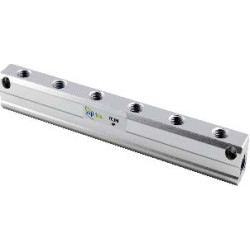 700M 10F 10 BLOCK DISTRIBUTOR WITH 3/8" INLET AND 1/4" OUTLET