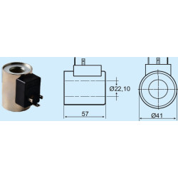 B01C 22.10 HYDRAULIC VALVE COIL