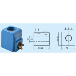 D02C 23.70 HYDRAULIC VALVE COIL