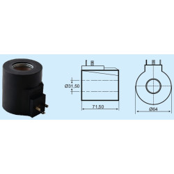 E04C 31.50 HYDRAULIC VALVE COIL