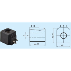 G01C 21.10 HYDRAULIC VALVE COIL