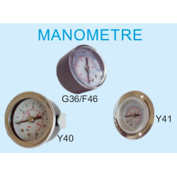 G36-10-01 40 mm 1/8" MANOMETER