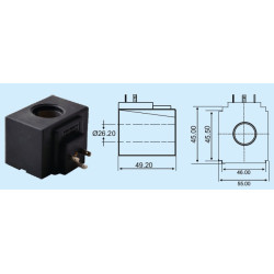 J02C 26.20 HYDRAULIC VALVE COIL