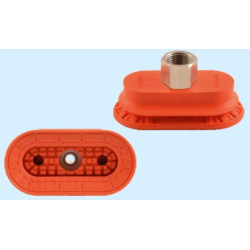 SOB40x80N-G3F BELLOWS AND FITTING TYPE VACUUM SUCTION CUP (NITRILE) G 3/8 Female