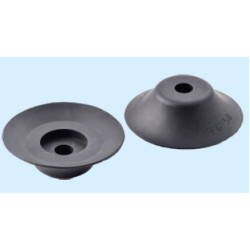 SPF80N-M10F STRAIGHT TYPE VACUUM SUCTION CUP M10 FEMALE THREAD NITRILE
