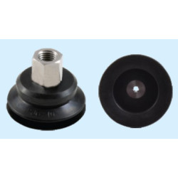 SPS-20-J-F-N BELLOWS FITTING VACUUM SUCTION CUP (NITRILE) 1/8" Female