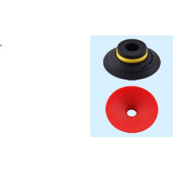 SU80S-G1F STRAIGHT TYPE VACUUM SUCTION CUP Q 80mm Silicone with 1/8" female fitting