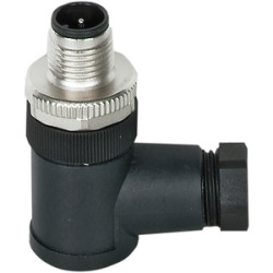 380310 PSS67 M12 connector, angled, male, 5pole
