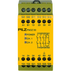 774312 PNOZ X3 48VAC 24VDC 3n/o 1n/c 1so