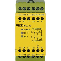 774319 PNOZ X3 240VAC 24VDC 3n/o 1n/c 1so
