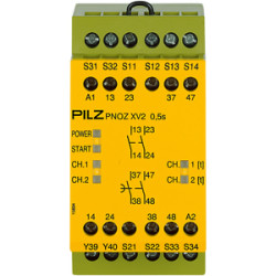 774504 PNOZ XV2 0.5/24VDC 2n/o 2n/o fix