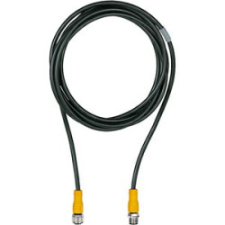 C1000015 Cable/FC/M12-5SMX/M12-5SFX/A/0,5/0Q34/BK