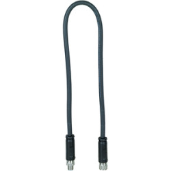 C1000060 Cable/PW/M12-5SMX/M12-5SFX/L/0,5/2Q50/BK